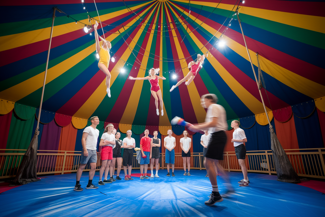chapiteau-acrobates-jongleur-eleves