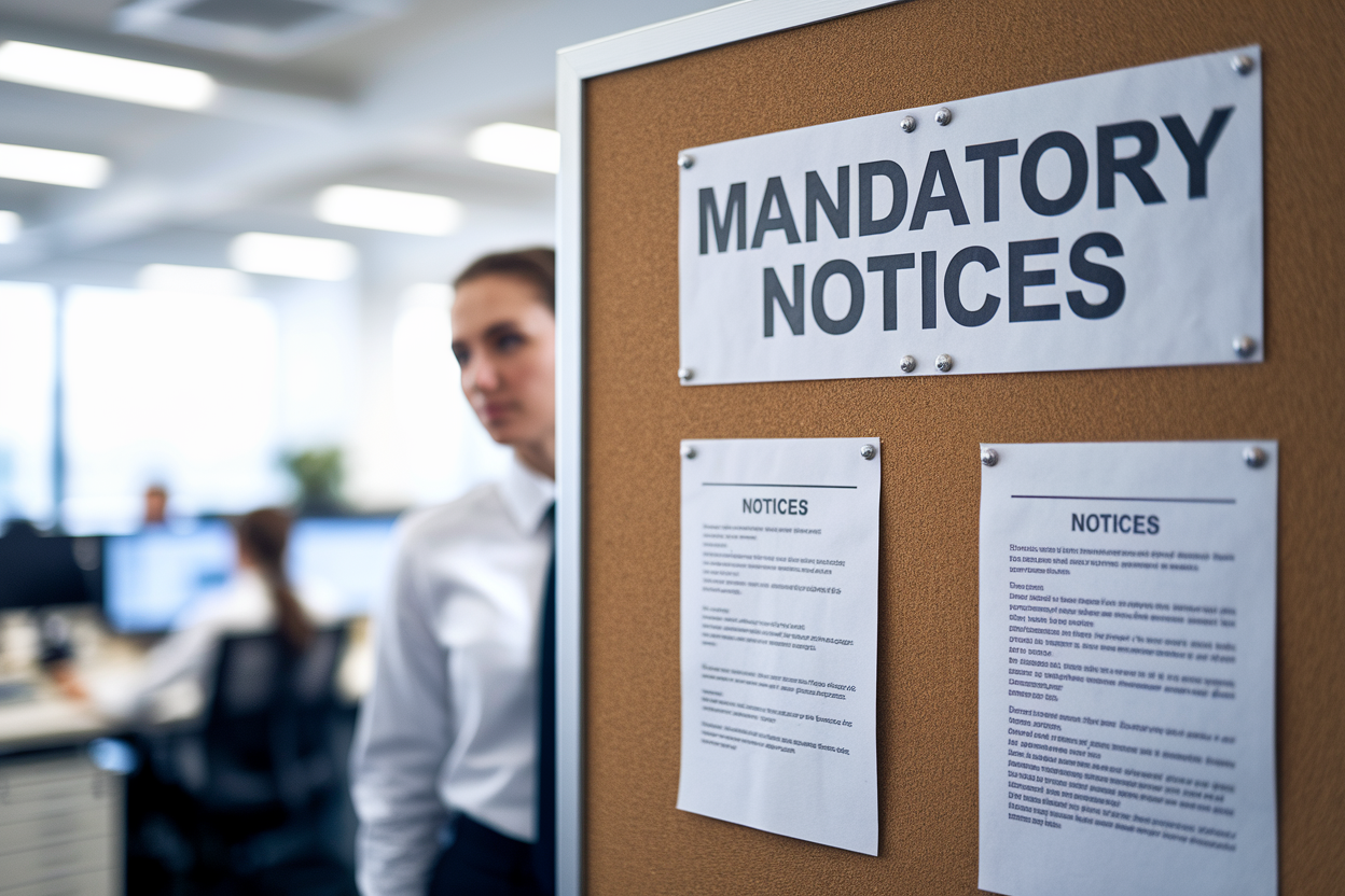 employe-dos-panneau-avis-bureau