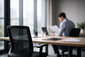 bureau-chaise-vide-fenetre-salarie