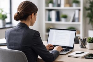 personne-dos-bureau-ordinateur-plantes
