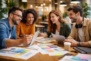 professionnels-creatifs-table-ordinateurs-graphiques